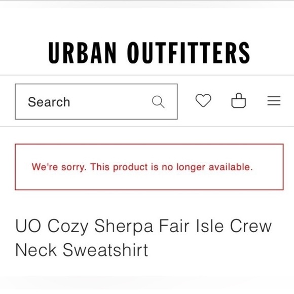 URBAN OUTFITTERS🔹Cozy Sherpa Fair Isle Crewneck Sweatshirt - Picture 15 of 16